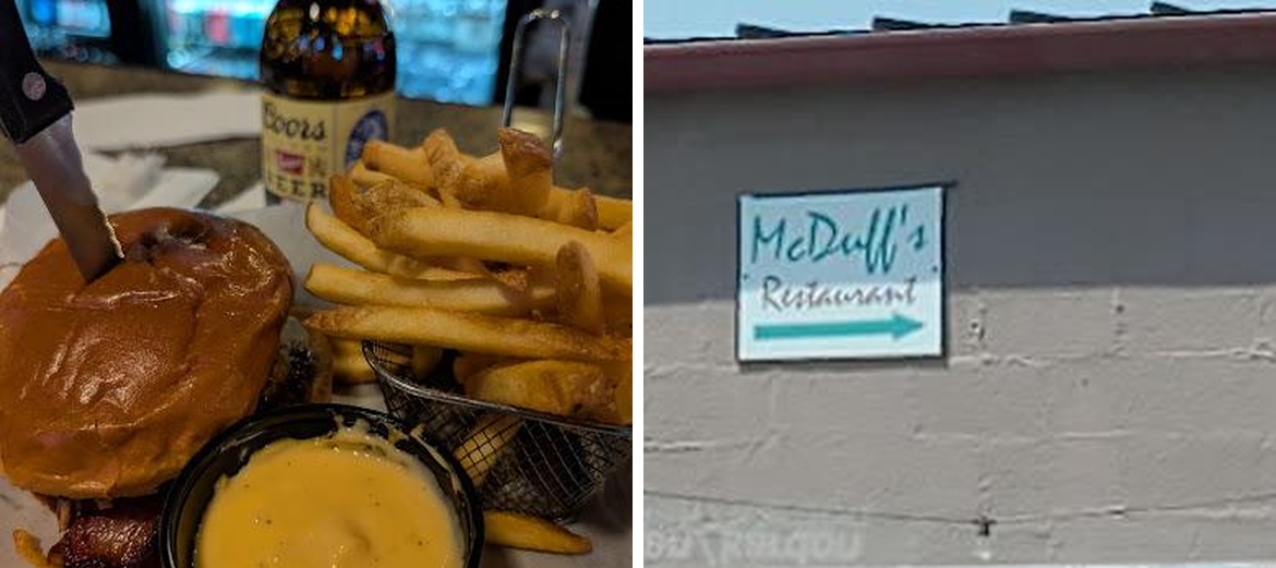 McDuff's Bar and Grille Menu